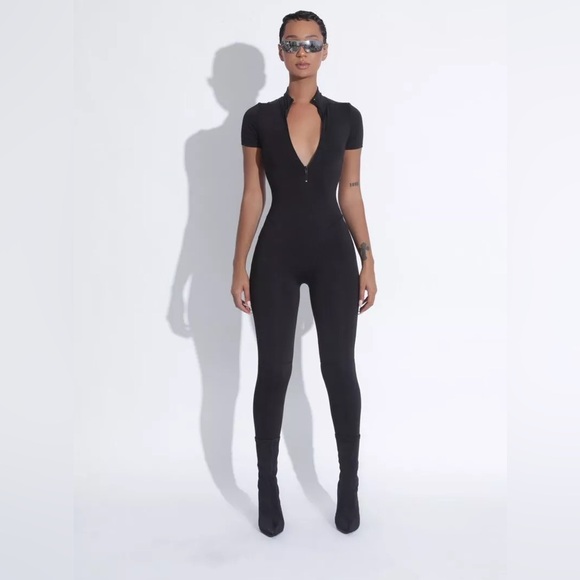 Matte Brand Catsuit/Jumpsuit Extra Small XS black - Picture 1 of 6